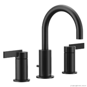 Moen Matte Black Widespread Bathroom Faucet Trim - Model T6222BL