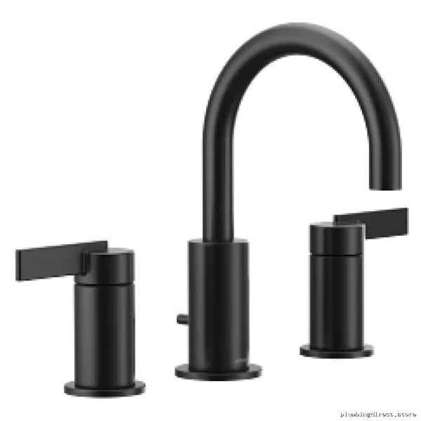 Moen Matte Black Widespread Bathroom Faucet Trim - Model T6222BL