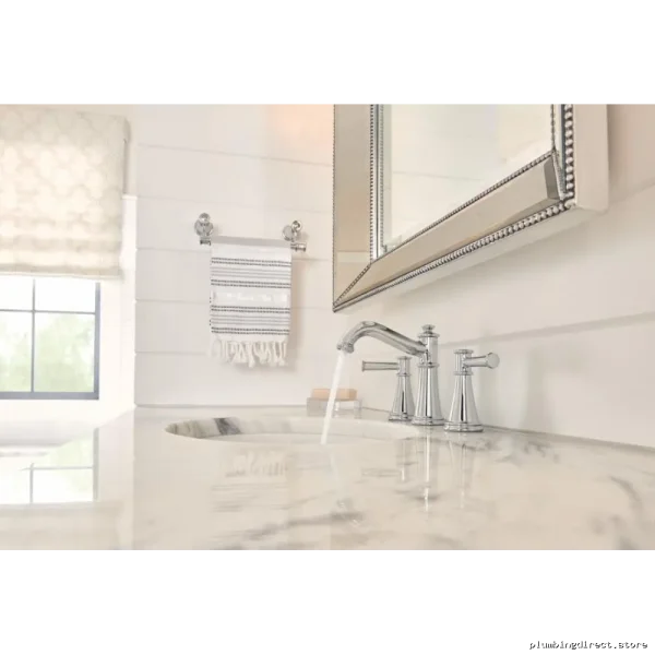 Moen Belfield Widespread Bathroom Faucet Trim Kit - Polished Nickel Finish T6405NL - Image 2