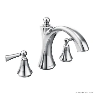 Roman Tub Faucet Trim Chrome Finish T653 Moen