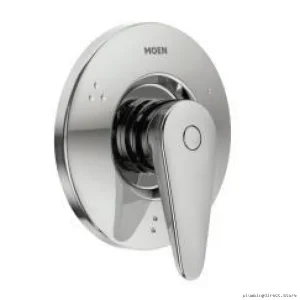 Commercial 3-Way Transfer Valve Trim with Durable Chrome Finish - Moen T9360