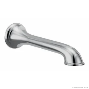 Moen Dartmoor 10 TF3858 Modern Chrome Tub Spout for Bathroom