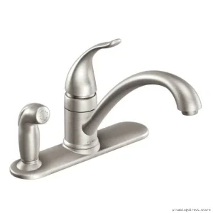 Moen Torrance Kitchen Faucet with Side Spray & Easy-Clean Spot-Resistant Steel