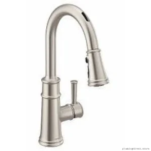 Belfield Touch-Free Pull-Down Sprayer | Durable Spot Resistant Stainless Steel #7260EVSRS from Moen