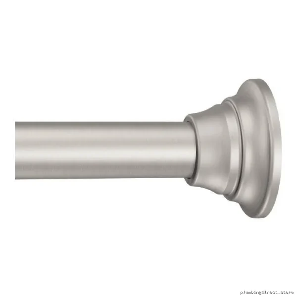 Moen TR1000BN Brushed Nickel Adjustable Tension Shower Rod for Easy Installation - Image 2