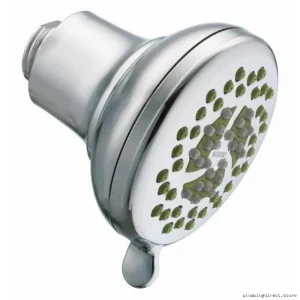 Moen 23333K Triple-Function Chrome Shower Head – Rain Massage & Water-Saving Design
