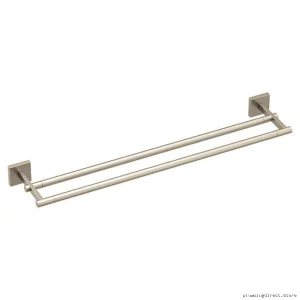 Moen Triva 24-Inch Double Towel Bar with Brushed Nickel Finish