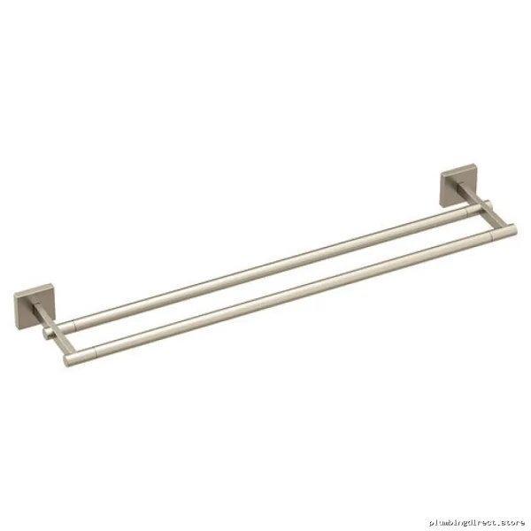 Moen Triva 24-Inch Double Towel Bar with Brushed Nickel Finish