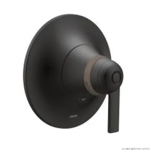 Doux Precise Temperature Valve Trim - Matte Black Moen TS3101BL