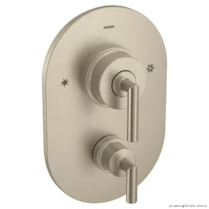 Moen TS22000BN Single-Handle Shower Valve Trim with Posi-Temp & Diverter in Brushed Nickel