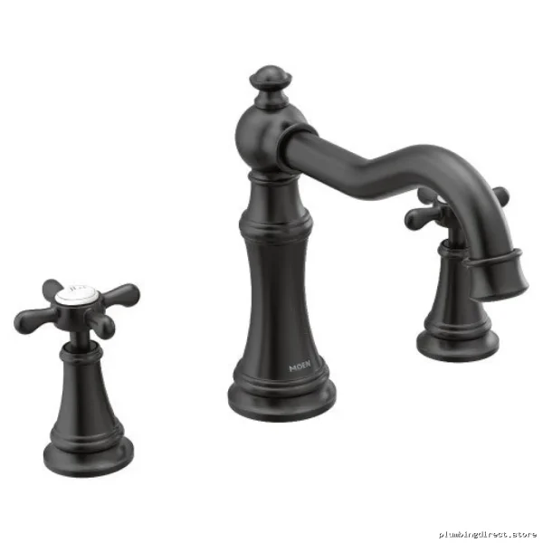 Moen Weymouth Roman Tub Faucet Trim Matte Black Finish TS22101BL