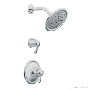 ExactTemp Chrome Shower Trim - TS3400 Moen Edition