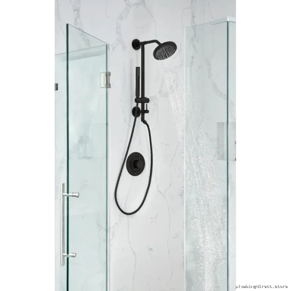 Moen TS3661NHBL Annex Shower Arm - Matte Black Finish No Head/Hand Shower Included