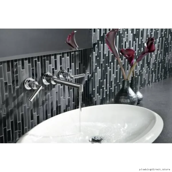 Brushed Nickel Wall Mount Bathroom Faucet Trim - Moen TS43003BN
