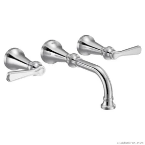 Chrome Wall Mount Bathroom Faucet Trim - Moen TS44104