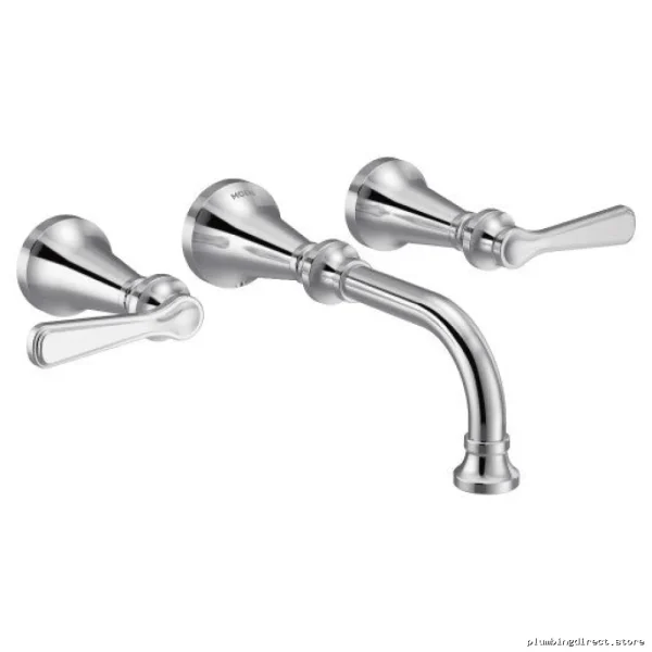 Chrome Wall Mount Bathroom Faucet Trim - Moen TS44104