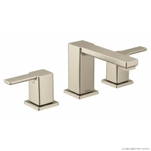 Moen TS6721BN Brushed Nickel 90° Widespread Bathroom Sink Faucet Trim Set