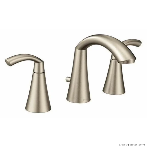 Moen TV6173BN Brushed Nickel Widespread Bathroom Sink Faucet - Durable & Stylish - Image 2