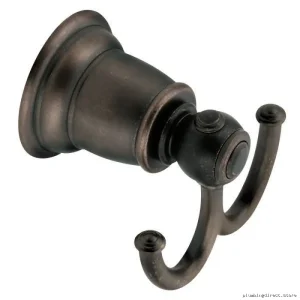 Moen Kingsley 2-Tier Oil Rubbed Bronze Robe Hook YB5403ORB