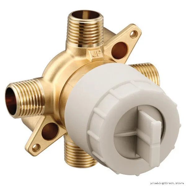 High-Performance 4-Port Shower Mixing Valve - Copper Construction U140CI Moen
