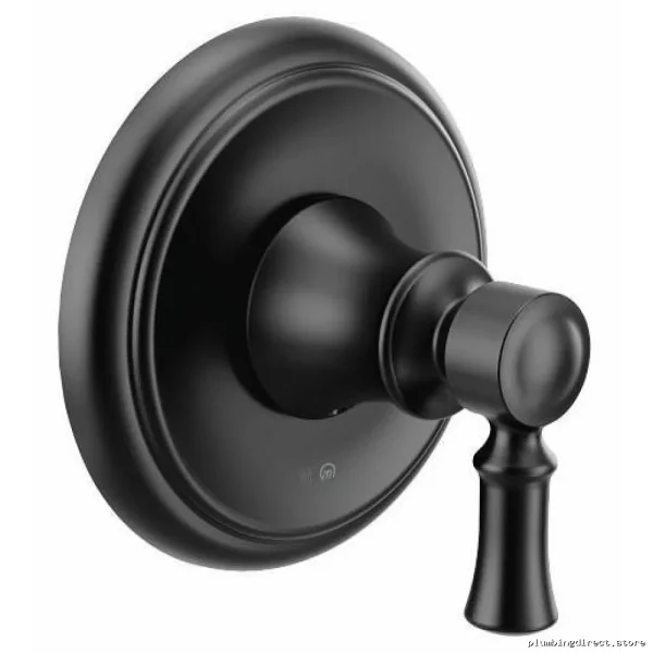 Moen UT2031BL Dartmoor Matte Black Shower Valve Trim Kit - Modern Upgrade