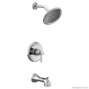Belfield M-Core 2 Series Modern Tub Shower Trim Kit in Chrome Finish - Moen UT2313EP