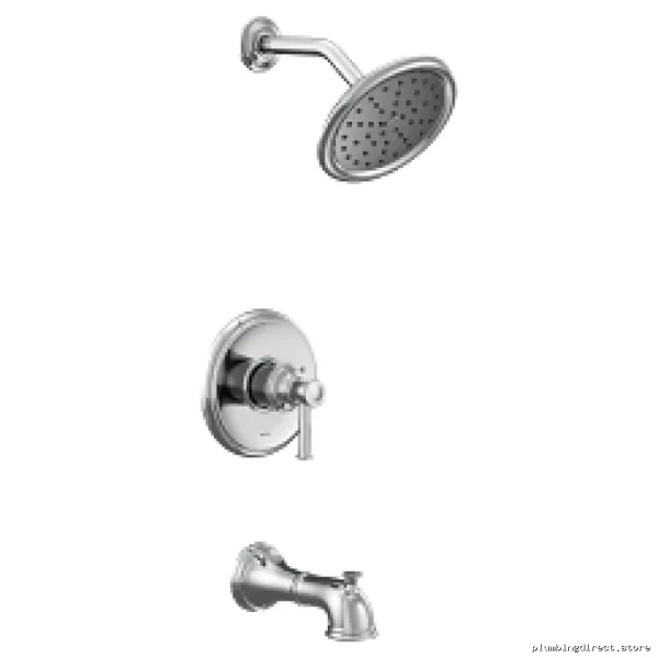 Belfield M-Core 2 Series Modern Tub Shower Trim Kit in Chrome Finish - Moen UT2313EP