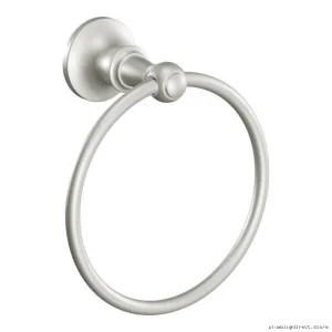 Vale Brushed Nickel Towel Ring DN4486BN Moen