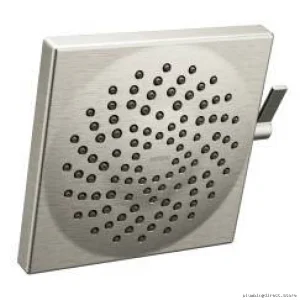 Velocity 8-1/2 Dual-Function Rain Shower Head - Brushed Nickel S6345BN Moen