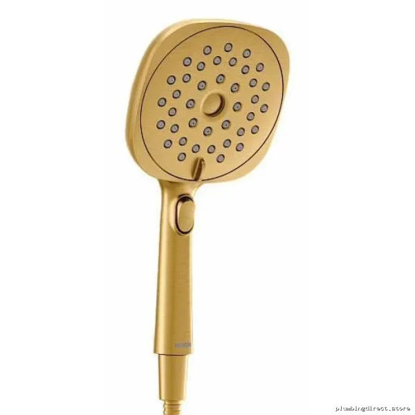 Moen Verso 5 Hand Shower: Infiniti Dial, 2.5 GPM, Brushed Gold Finish