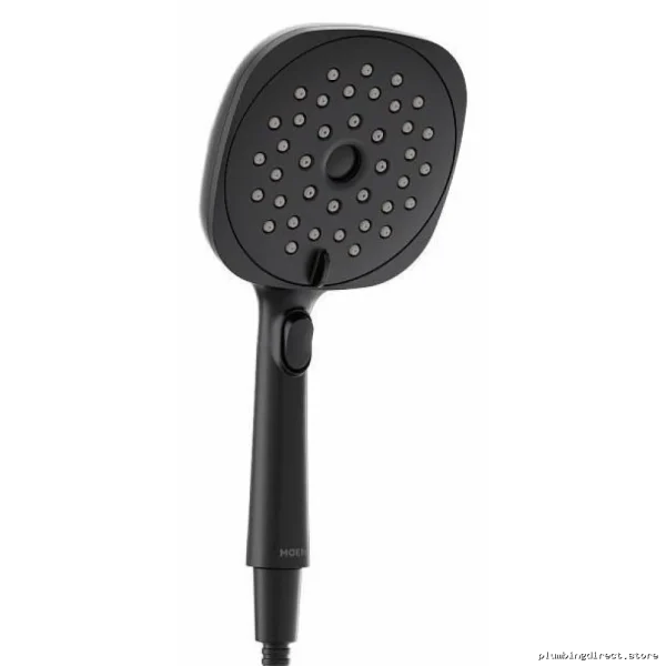 Moen Verso 5 Matte Black Hand Shower, 2.5 gpm, Infiniti Dial Control 220H5BL
