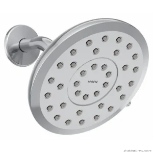 Moen Verso 7 Chrome Rainshower Head, 1.75 GPM, Infiniti Dial for Luxury Bathing