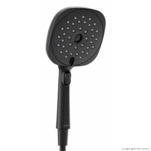 Verso 5 Hand Shower with Infiniti Dial – 1.75 GPM Matte Black Moen 220H5EPBL