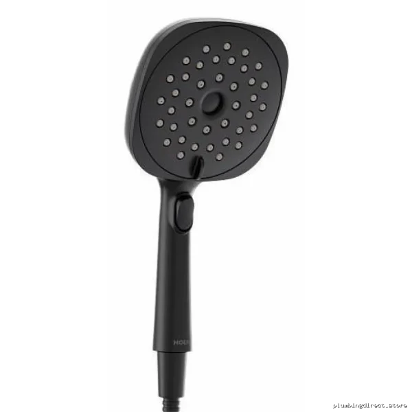 Verso 5 Hand Shower with Infiniti Dial – 1.75 GPM Matte Black Moen 220H5EPBL