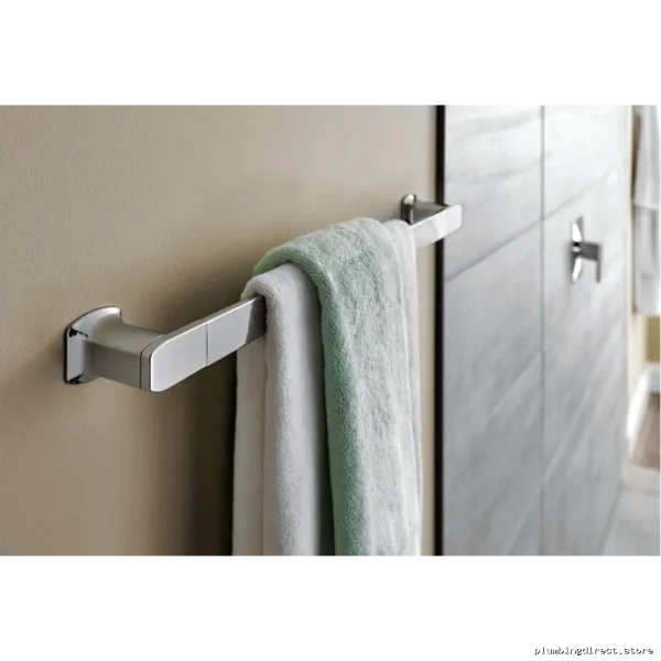 Moen Via Chrome Bathroom Towel Bar - 18 Inch