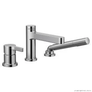 Moen Vichy Roman Tub Faucet Trim - Chrome Finish Vintage Bathroom Fixture T967