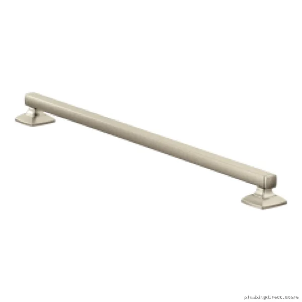 Moen Voss Brushed Nickel Grab Bar 24 Inch Bathroom Safety Rail YG5124BN - Image 2