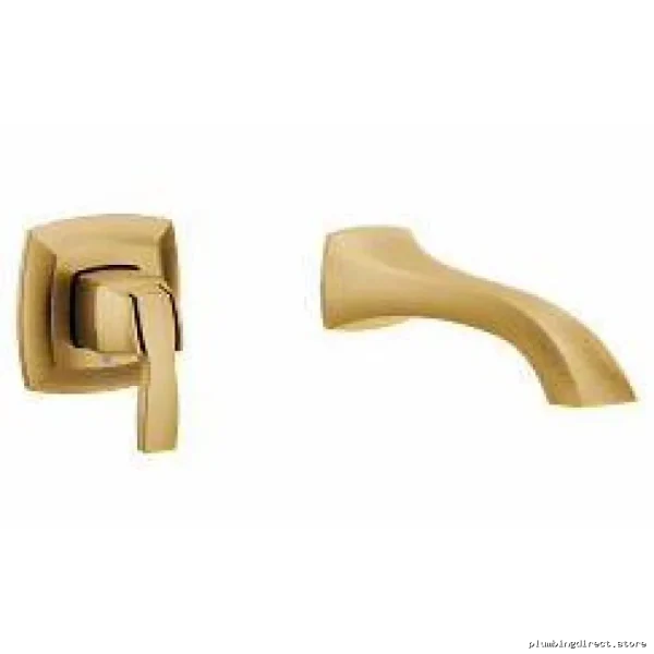 Moen Voss Brushed Gold Luxury Tub Filler - Wall Mount WT691BG