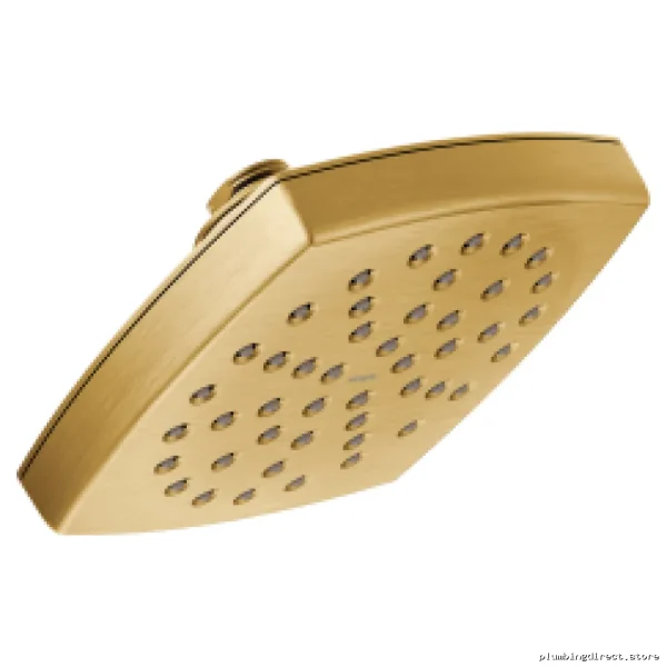 Brushed Gold Rain Shower Head by Moen Voss Series