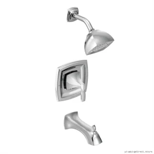 Voss Chrome Posi-Temp Tub & Shower Trim - Model T2693 Moen