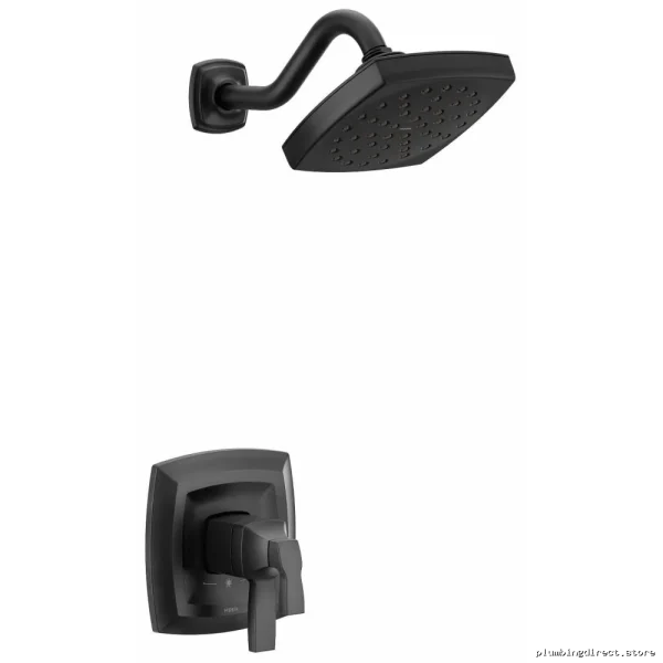 Moen Voss High Pressure Modern Shower Trim in Matte Black