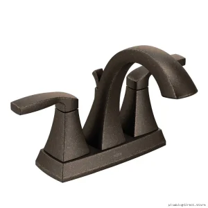 Luxury Oil Rubbed Bronze Centerset by Moen Voss