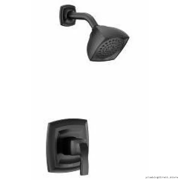 Moen Voss M-Core 2 Matte Black Shower Trim Set - Stylish UT2692EPBL Upgrade