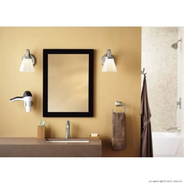 Moen Voss Oil-Rubbed Bronze Bathroom Wall Mount Towel Ring YB5186ORB
