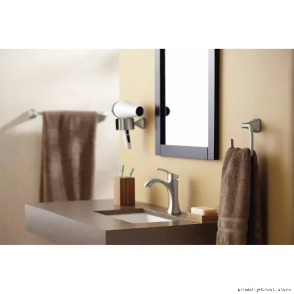 Moen Voss Oil-Rubbed Bronze Bathroom Wall Mount Towel Ring YB5186ORB - Image 2