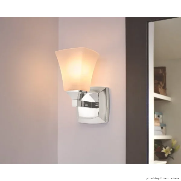 Voss Single Globe Wall Sconce - Polished Nickel YB5161NL Moen - Image 3