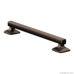 Moen Voss 12-Inch Oil Rubbed Bronze Designer Bathroom Safety Grab Bar YG5112ORB