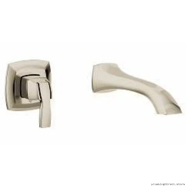 Moen Voss Polished Nickel Wall-Mount 1-Handle Tub Filler Trim WT691NL