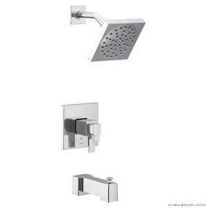Moen UTS4713EP 90-Degree Swivel Water-Saving Tub & Shower Valve Trim in Chrome