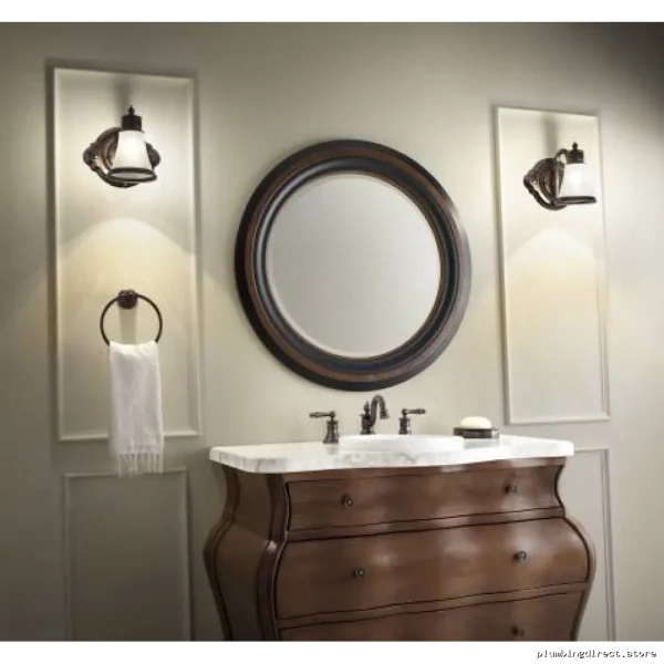 Waterhill 2-Globe Modern Light Sconce - Brushed Nickel Moen YB9862BN